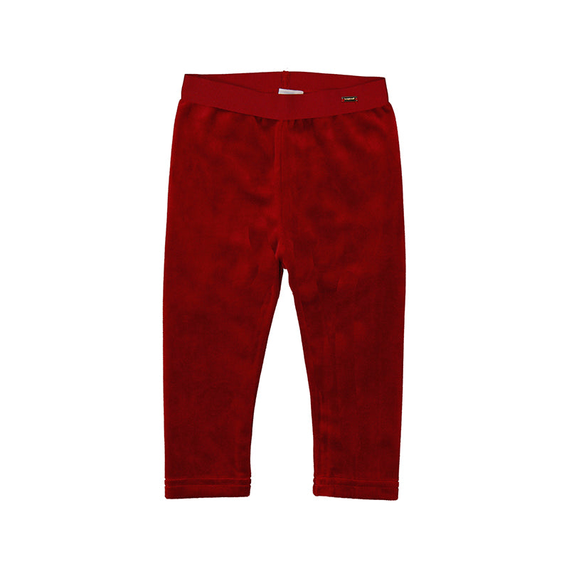 Velvet Leggings baby girl Cherry W24-727