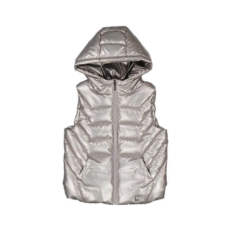 Padded Vest- White Gold W24-4366