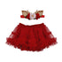 Skirt and Diadem Set- Red W24-2803 &2701