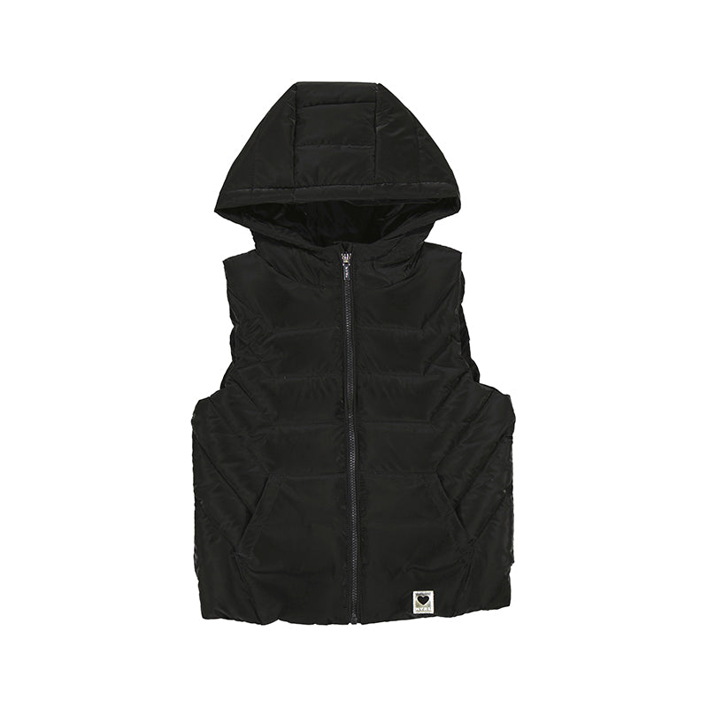 Padded Vest- Black W24-4366