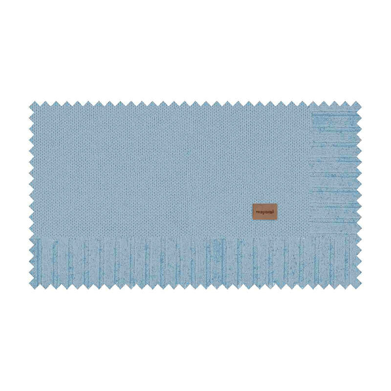 Knit Baby Blanket- Blue Bell W25 9942
