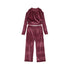 Velvet Pant Set- Mauve W24-7553