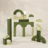 Coco Village EVA Foam Building Blocks Set - Medium (52pcs) GREEN COMBO