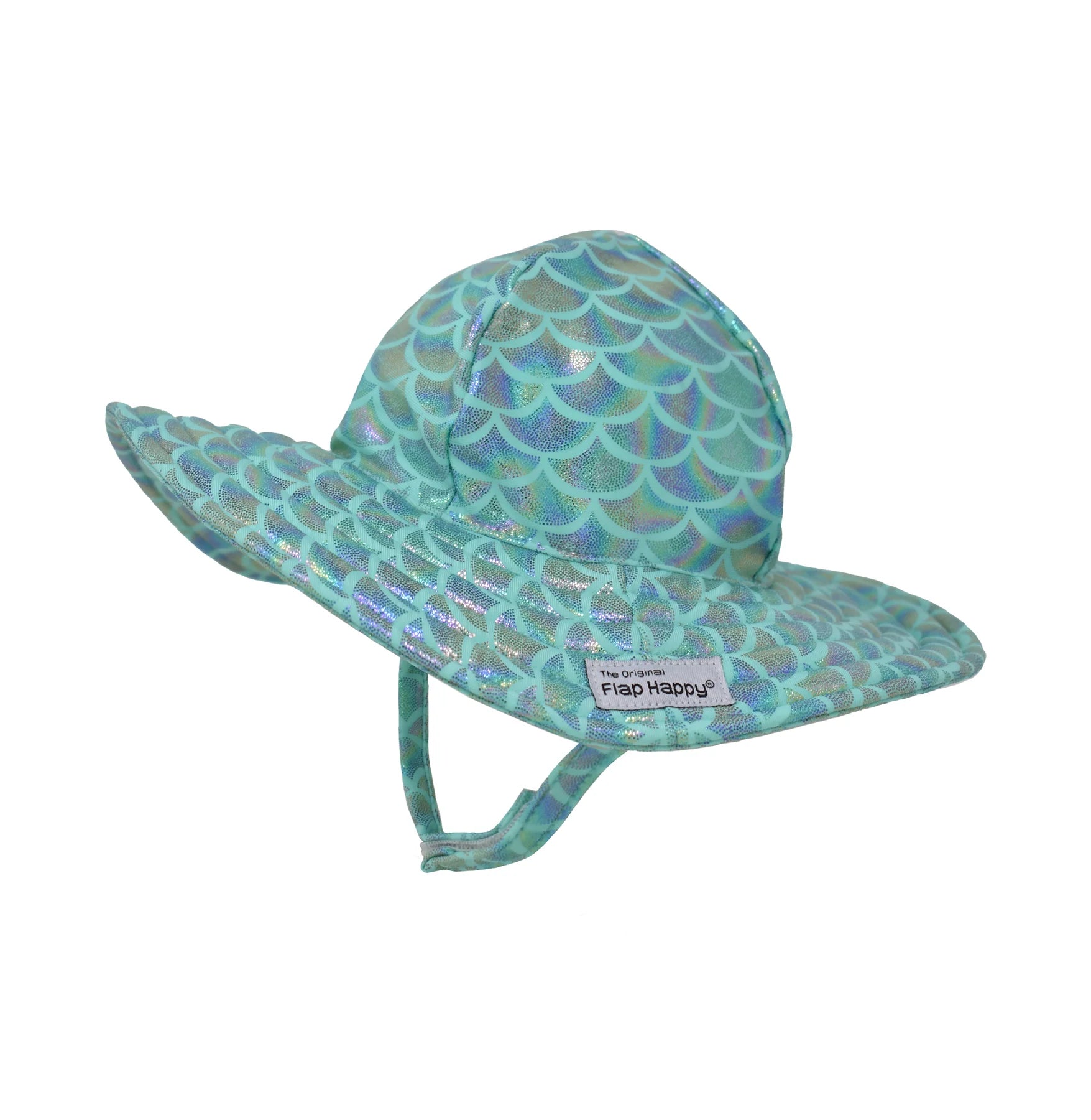 Flap Happy UPF 50+ Summer Splash Swim Hat- Fairy Tale Scales