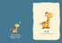 1 Giraffe Birthday Card
