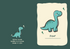 4 Dino Birthday Card