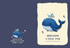 Whale New Baby Card