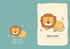 Lion New Baby Card
