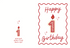 1 Candle Birthday Card