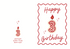 3 Candle Birthday Card