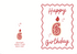 6 Candle Birthday Card