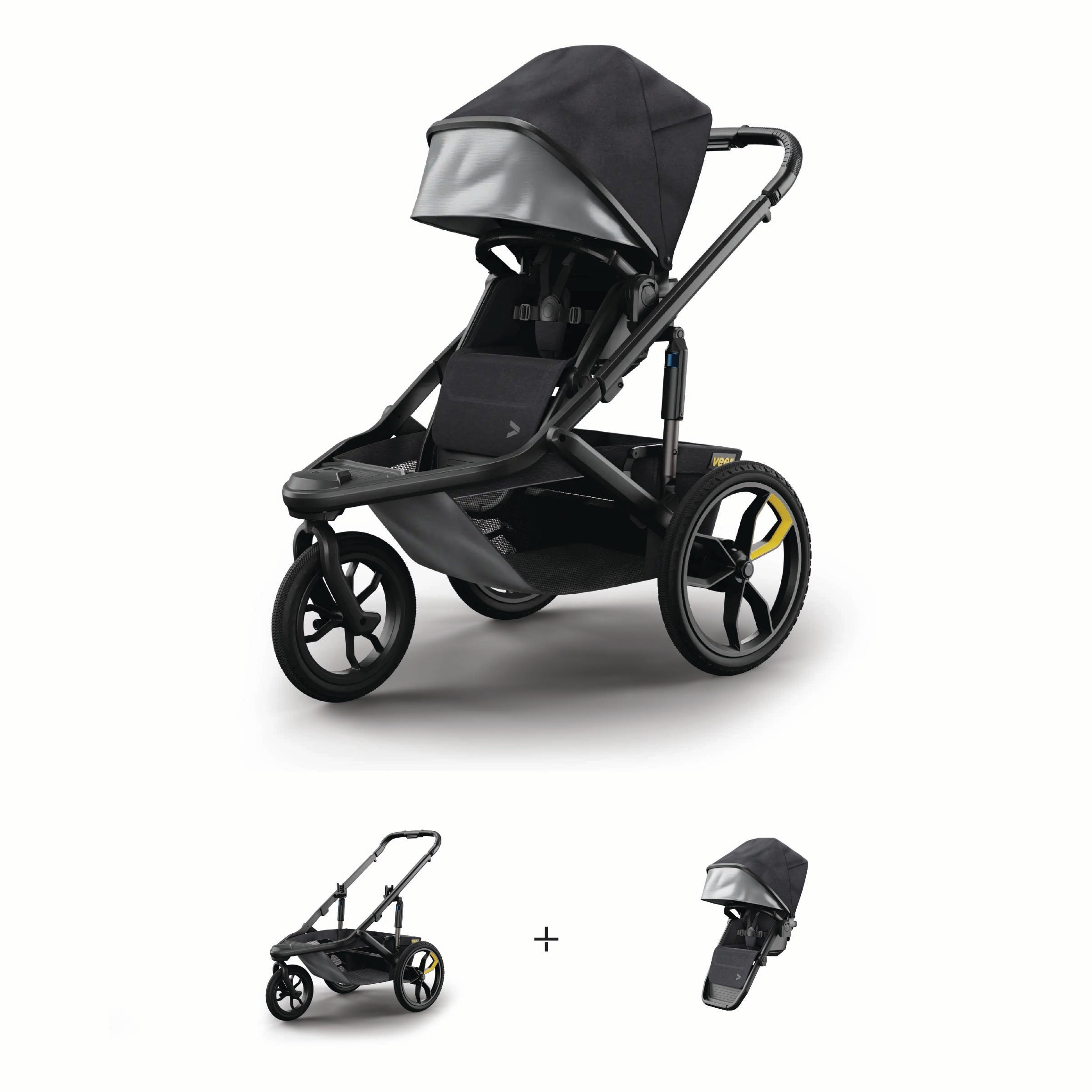 Veer Switch&Jog Stroller + FREE &Chill Frame