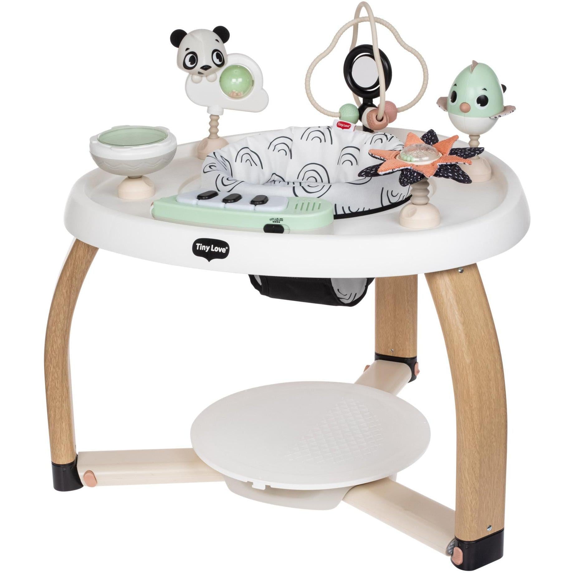 Tiny Love 5-in-1 Black & White Stationary Activity Center