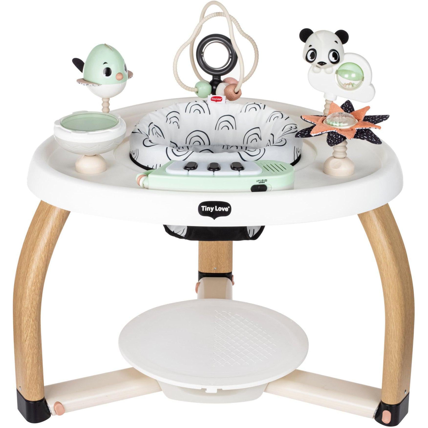 Tiny Love 5-in-1 Black & White Stationary Activity Center