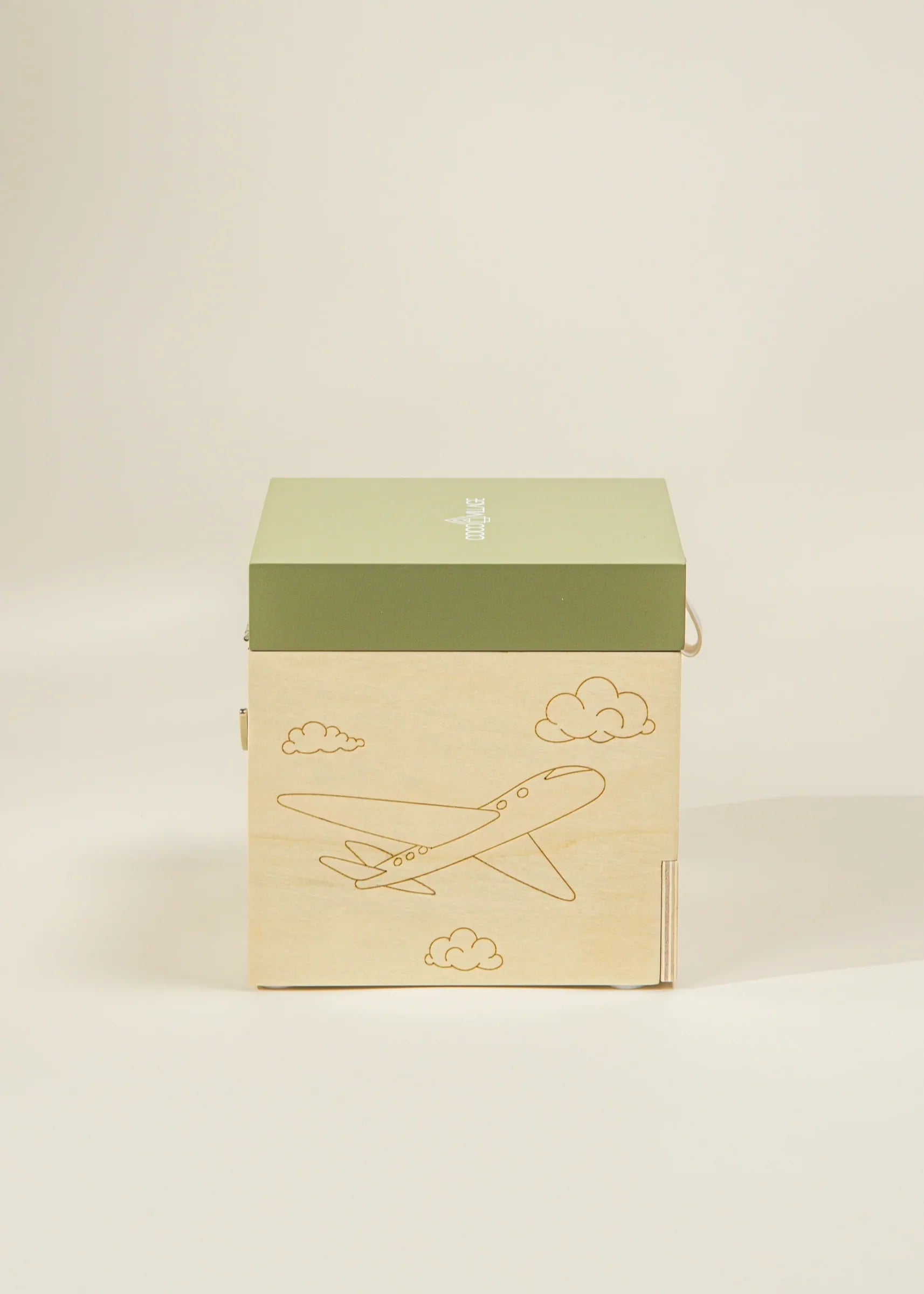 Coco Village Wooden Musical Souvenir Box - Travel