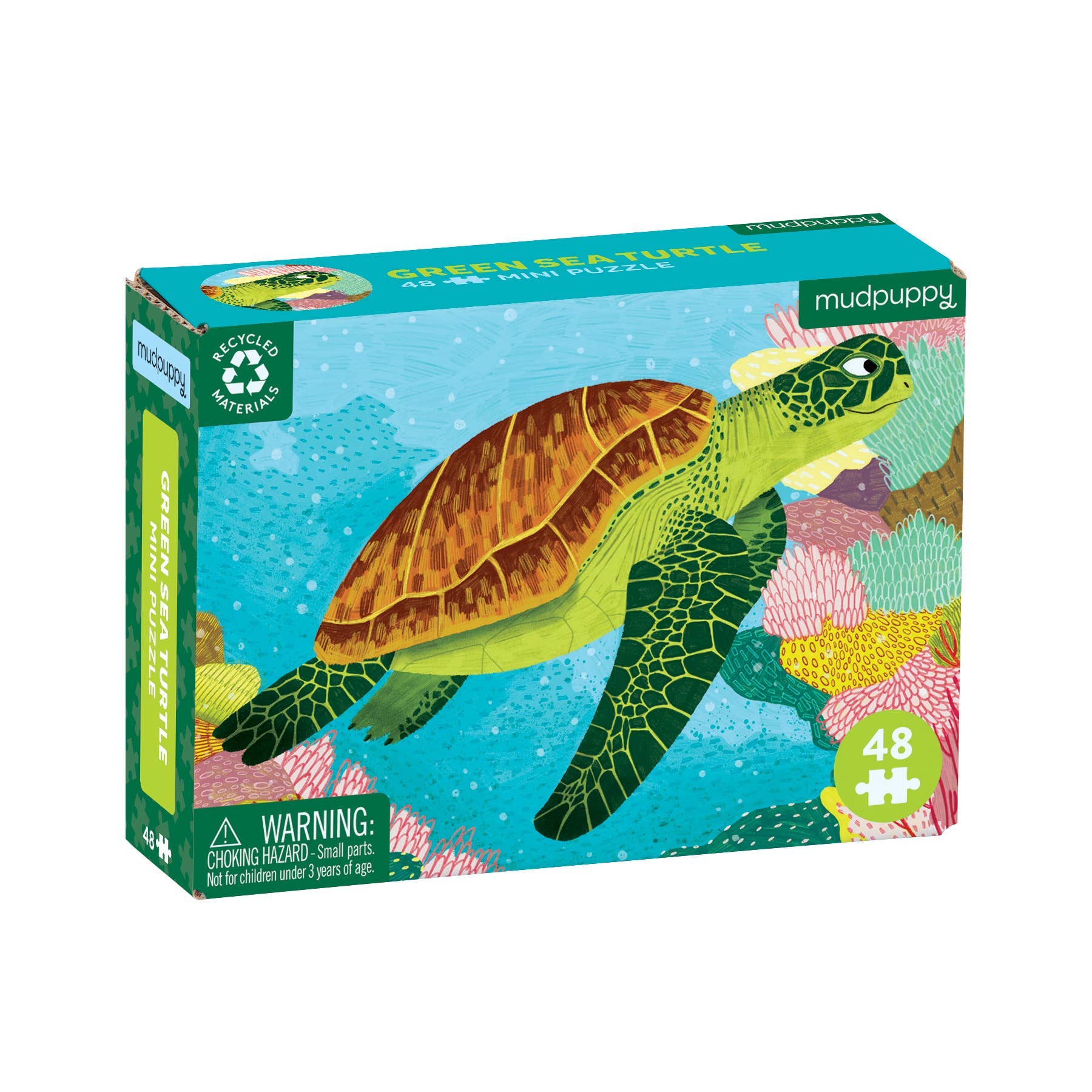 Chronicle Books - Green Sea Turtle Mini Puzzle
