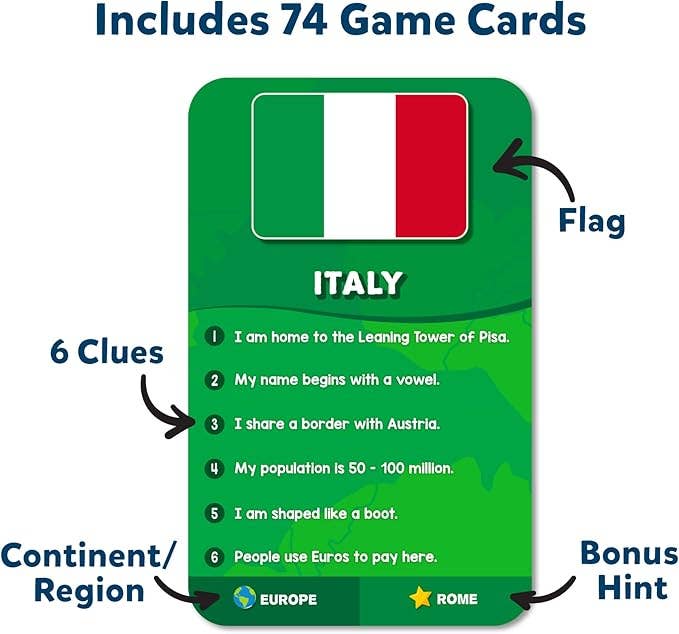 Skillmatics - Skillmatics - Scout It Out Countries of The World Board Game