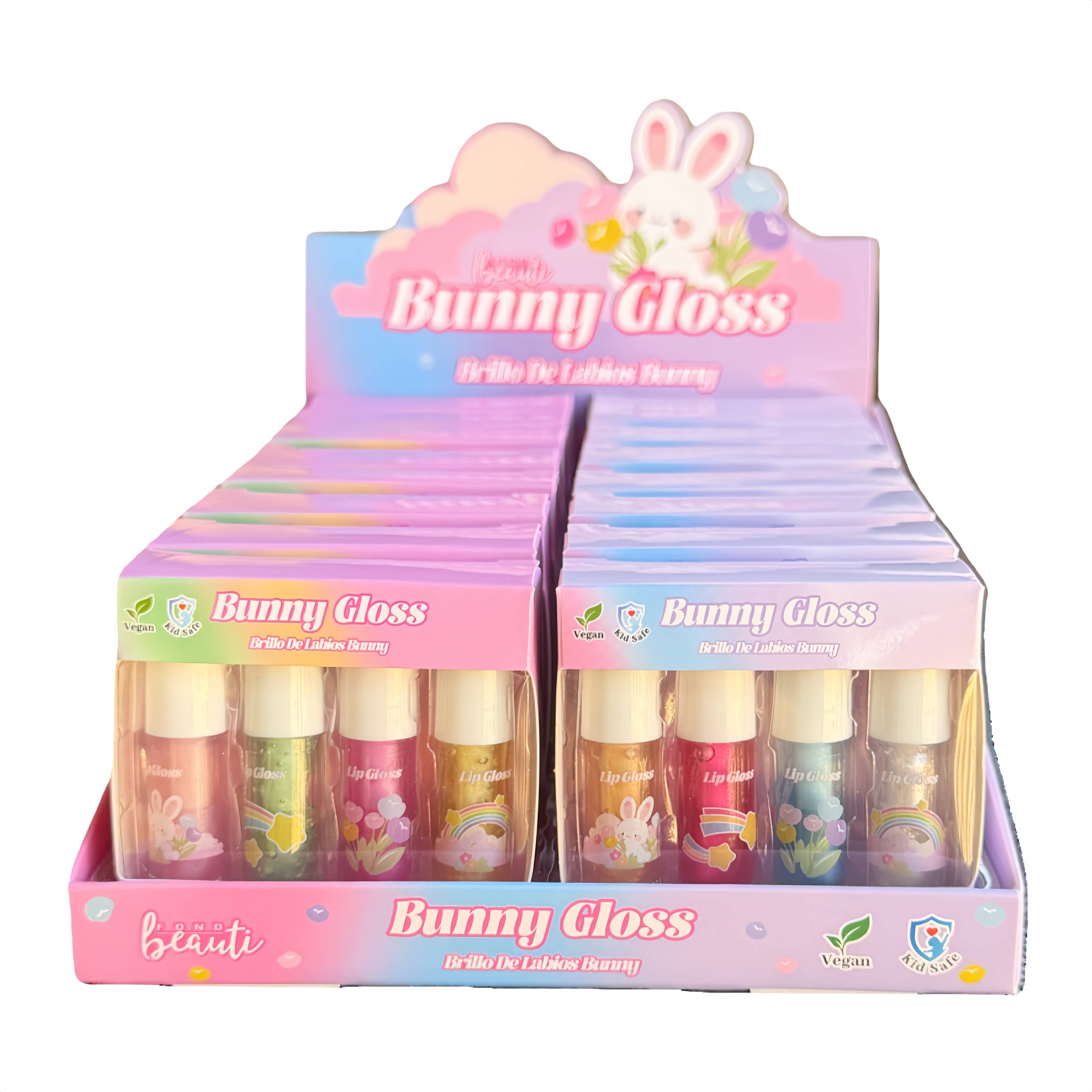 Bunny Gloss – 4-Pack Kids Lip Gloss Set