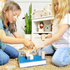 Wooden Building Blocks - 70pc Natural Wood Block Set Ages 2+