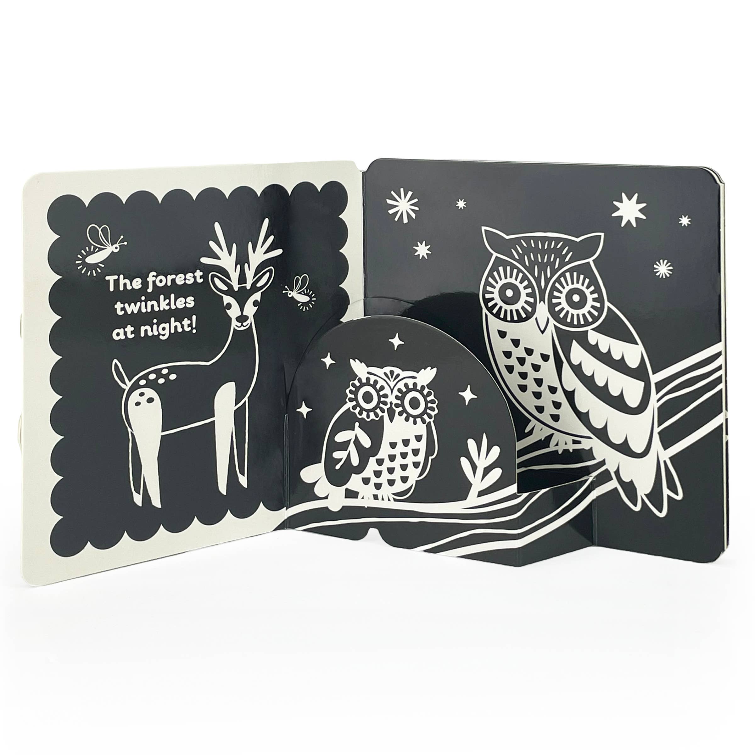 Look, Look, Baby! Forest High Contrast Black & White Book