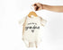 Pass Me to Grandma Baby Bodysuit | New Baby Gifts: 6-12 Months / Short