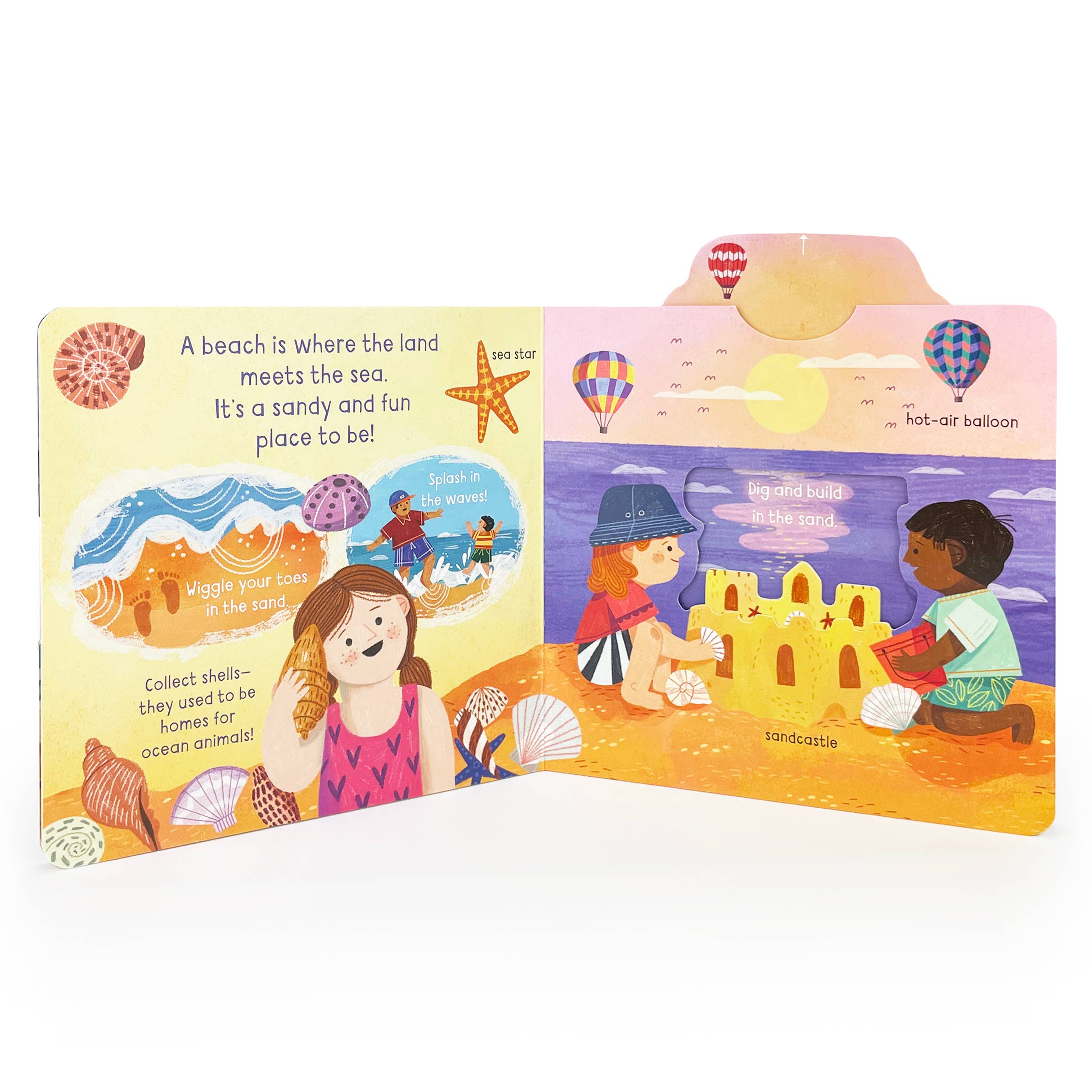 Cottage Door Press - Little Wonders: Ocean Interactive Board Book