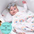 LollyBanks - Rainbow Toddler 100% Cotton Muslin Blanket