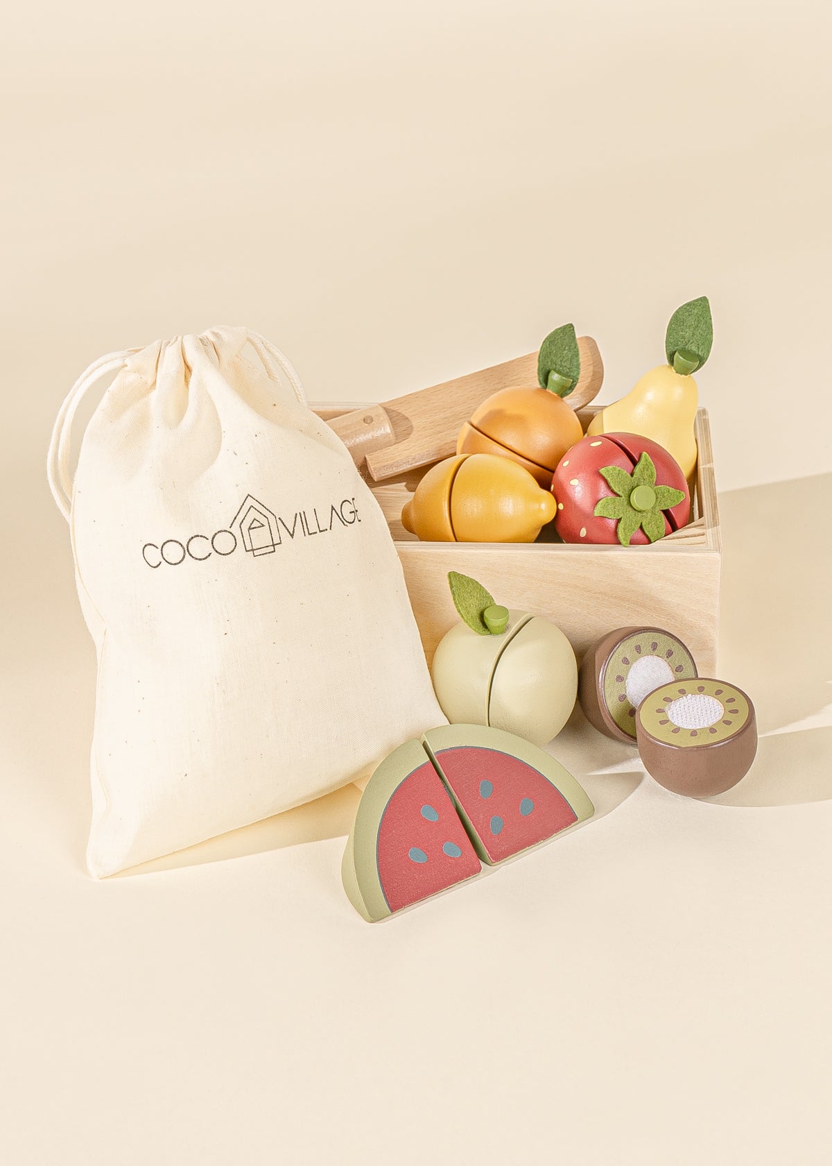 Coco Village Wooden Fruits Playset
