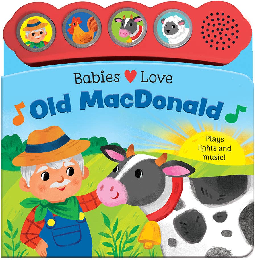 Cottage Door Press - Babies Love Old MacDonald Nursery Rhyme Sound Light Book
