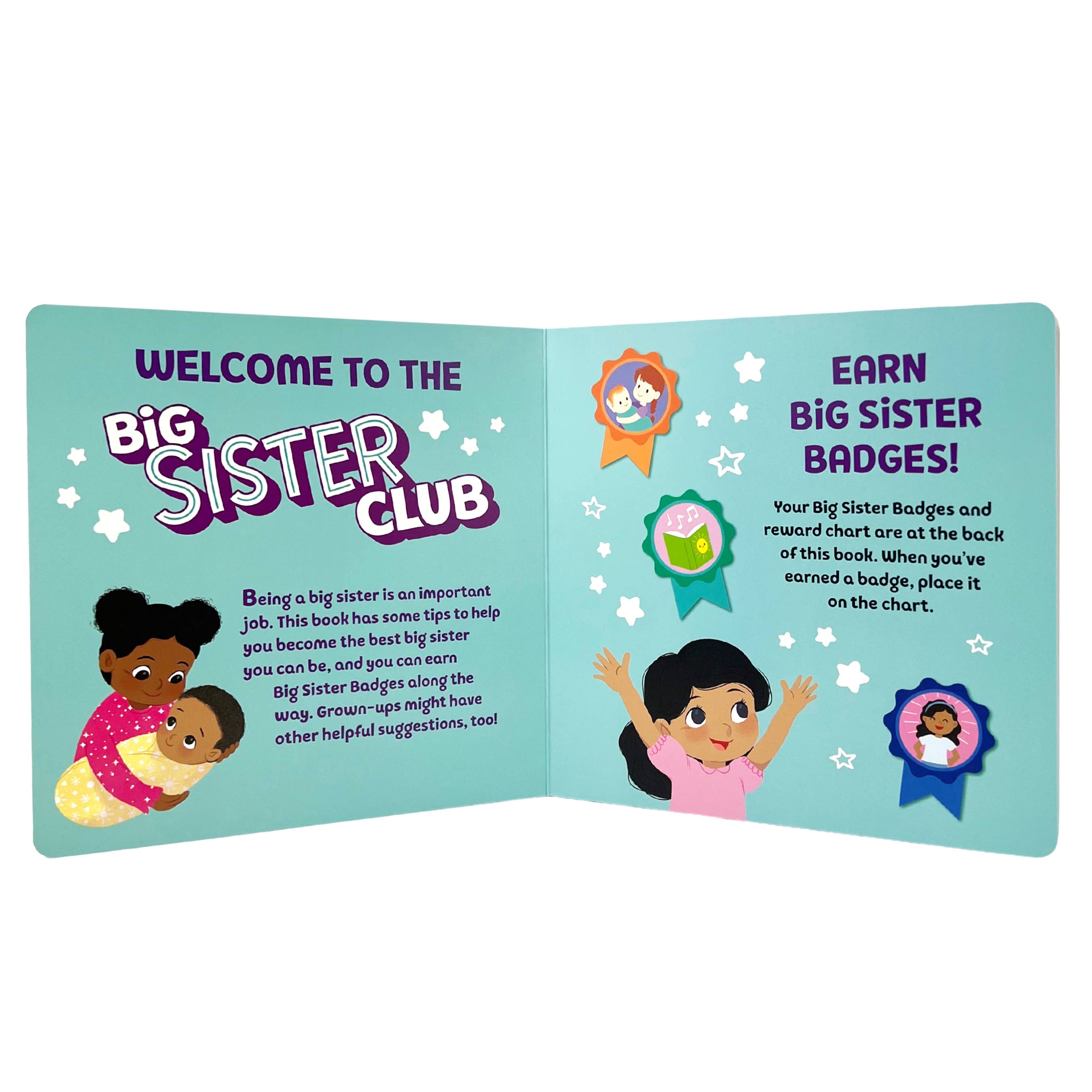 Cottage Door Press - Big Sister Club Board Book with Reward Chart & Stickers