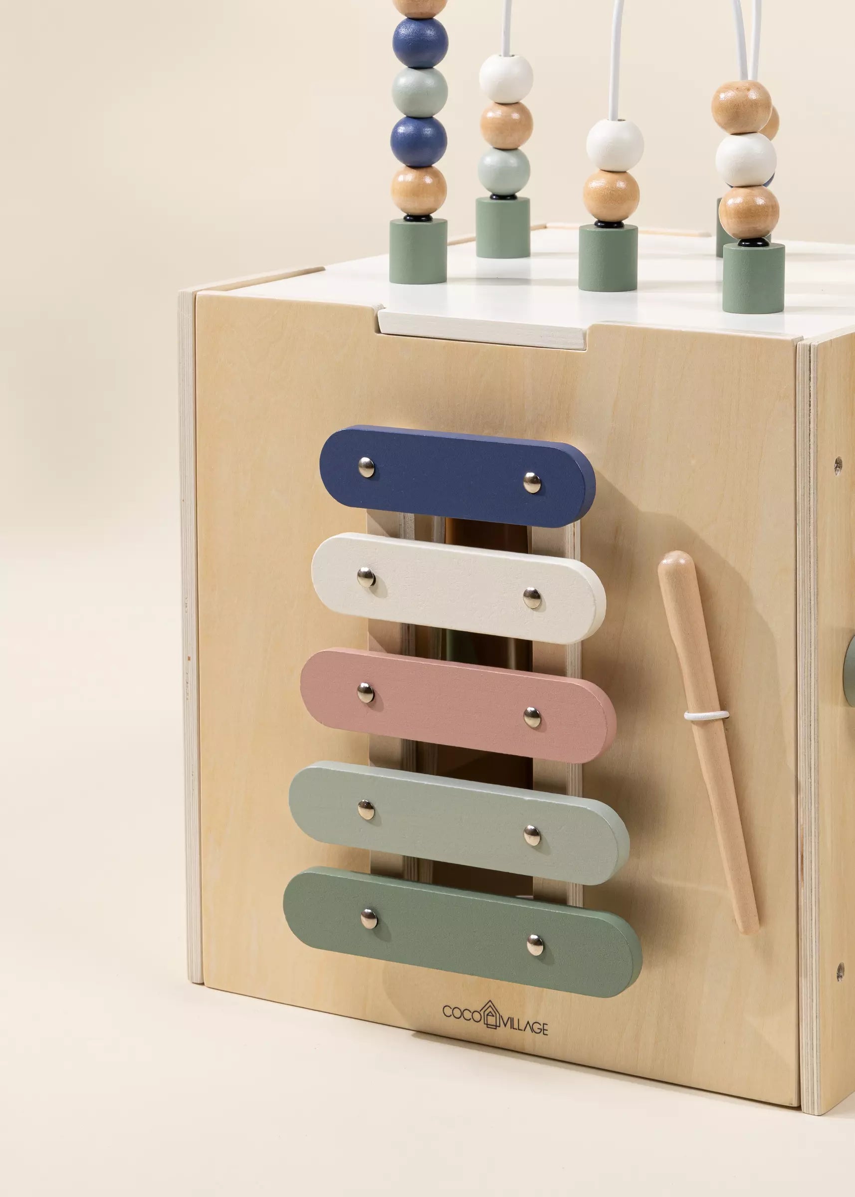 Coco Village Wooden Activity Cube
