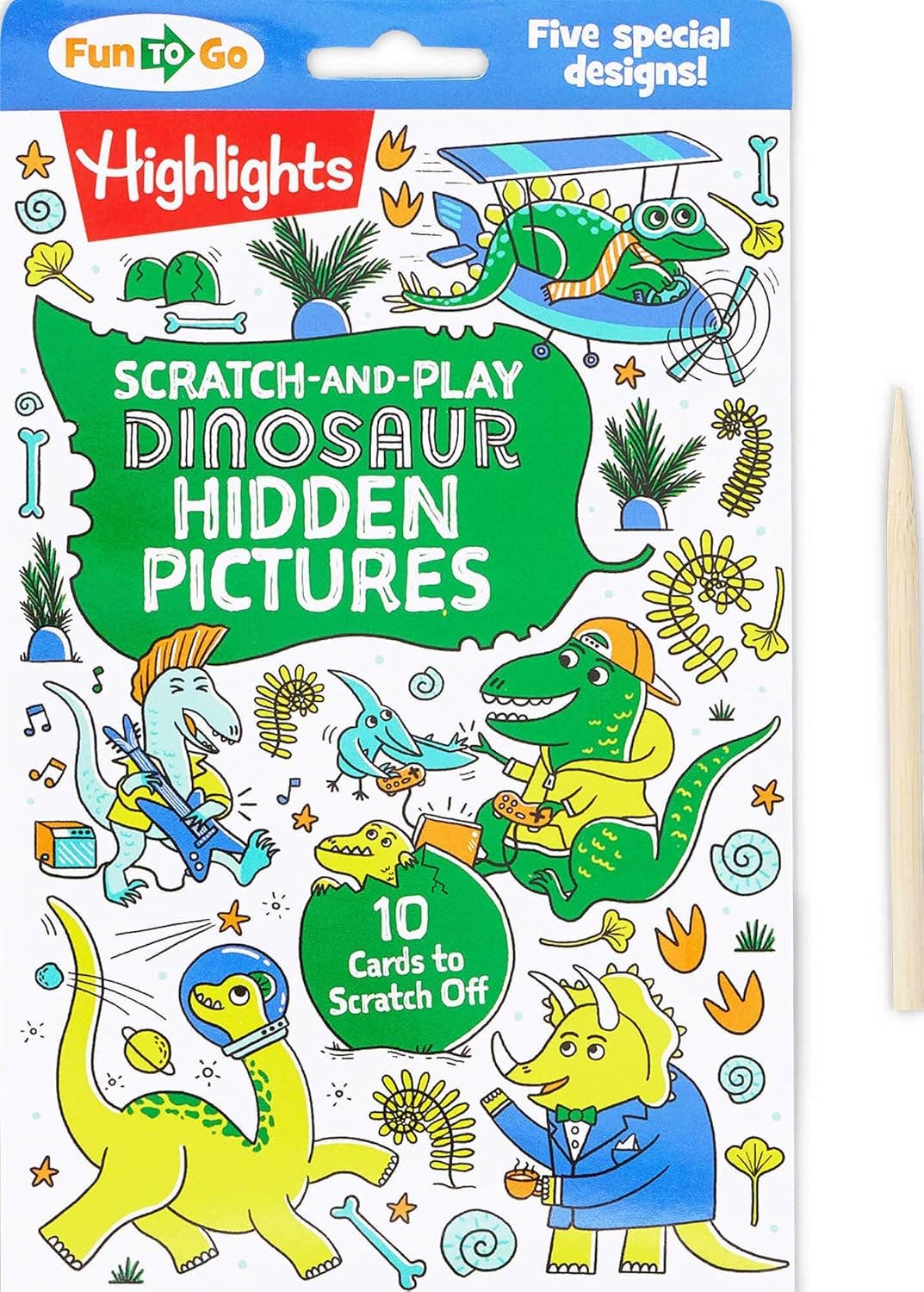 Highlights for Children - Scratch-and-Play Dinosaur Hidden Pictures