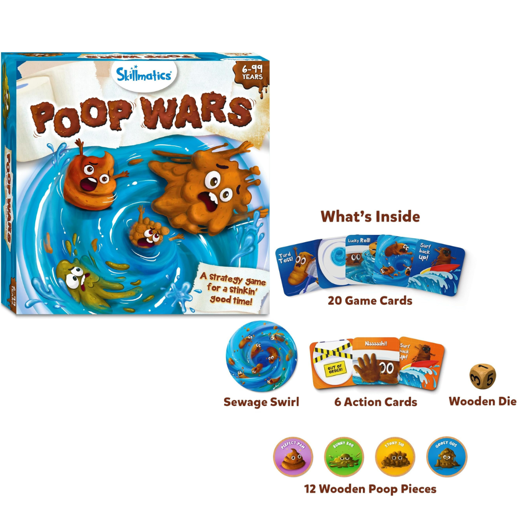 Skillmatics - Skillmatics - Card Games - Poop Wars