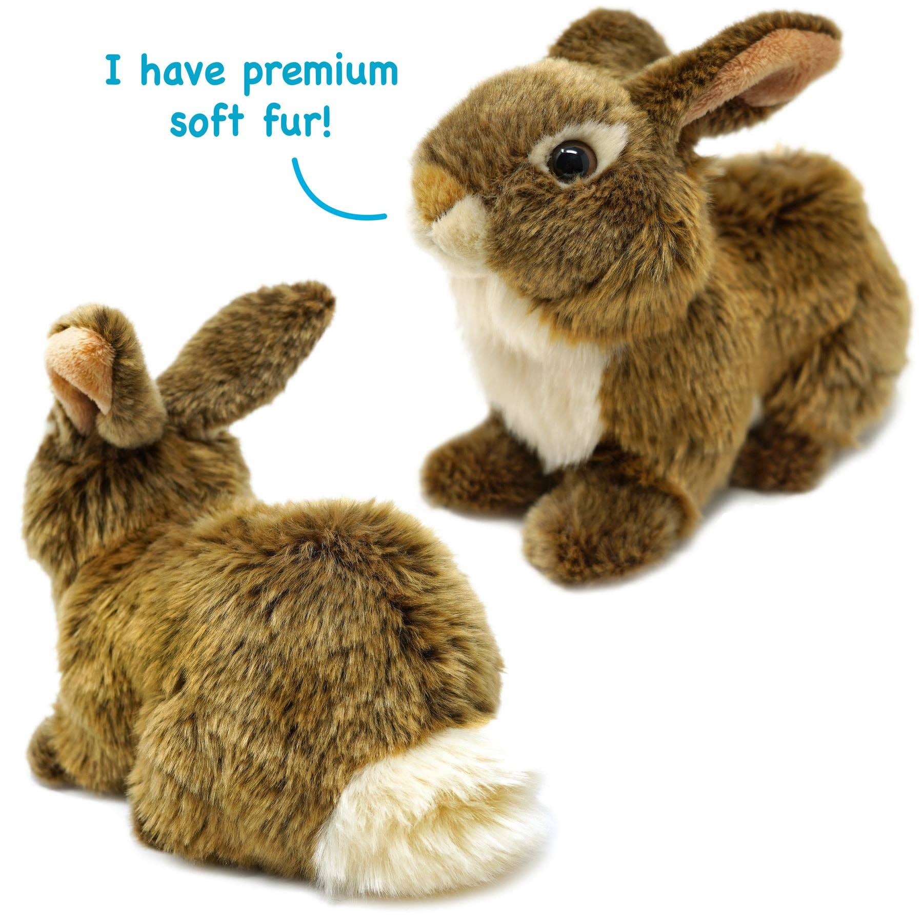 VIAHART Toy Co. - Brigid The Brown Rabbit | 10 Inch Stuffed Animal Plush | By TigerHart Toys