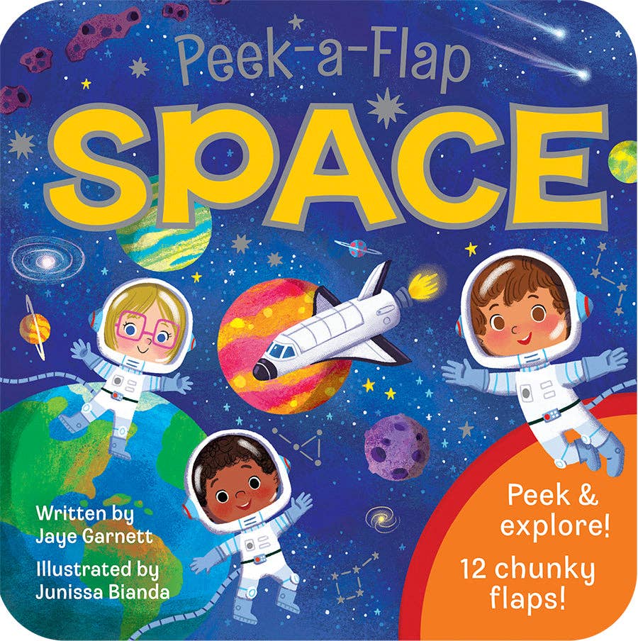 Cottage Door Press - Peek-a-Flap Space Interactive Novelty Board Book