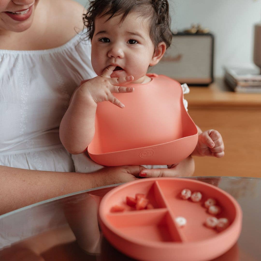 OB Designs - Silicone Bibs | 3 Colours: Coconut