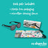 Roshambo Eyewear - Bright Green Sunglasses: Toddler (Ages 2-4) / Chrome Polarized Lens