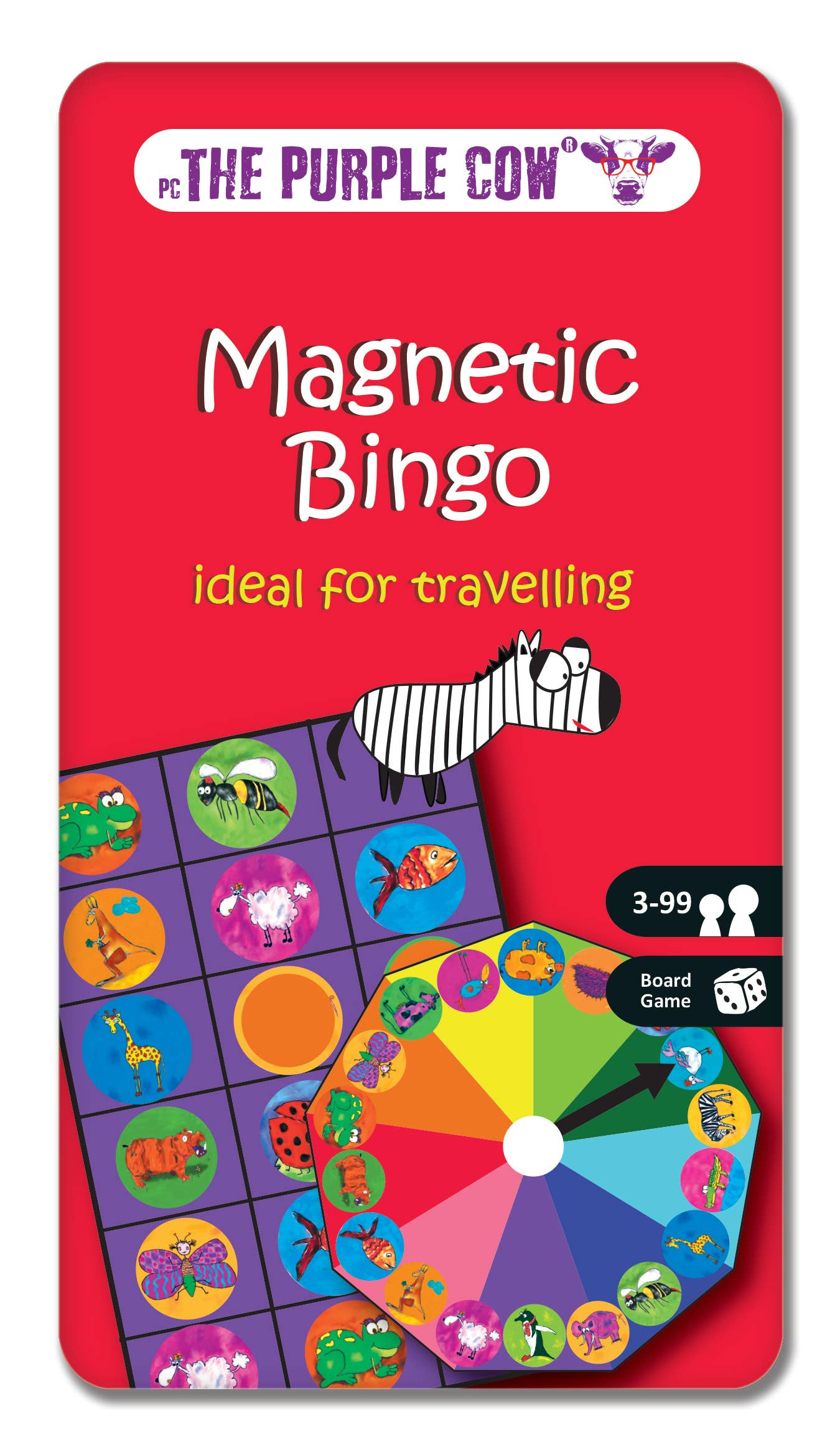 The Purple Cow America Inc. - Travel Game - Animal Bingo