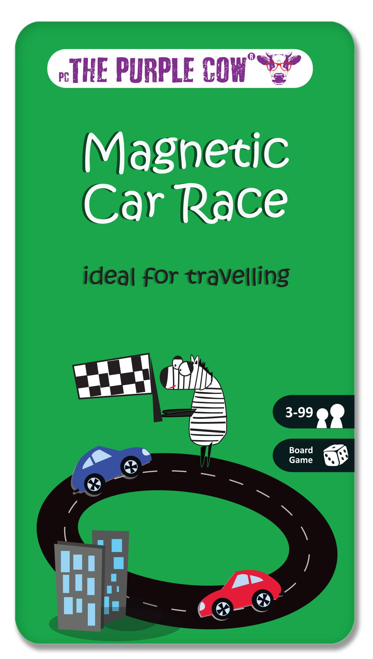 The Purple Cow America Inc. - Travel Game - Car Race