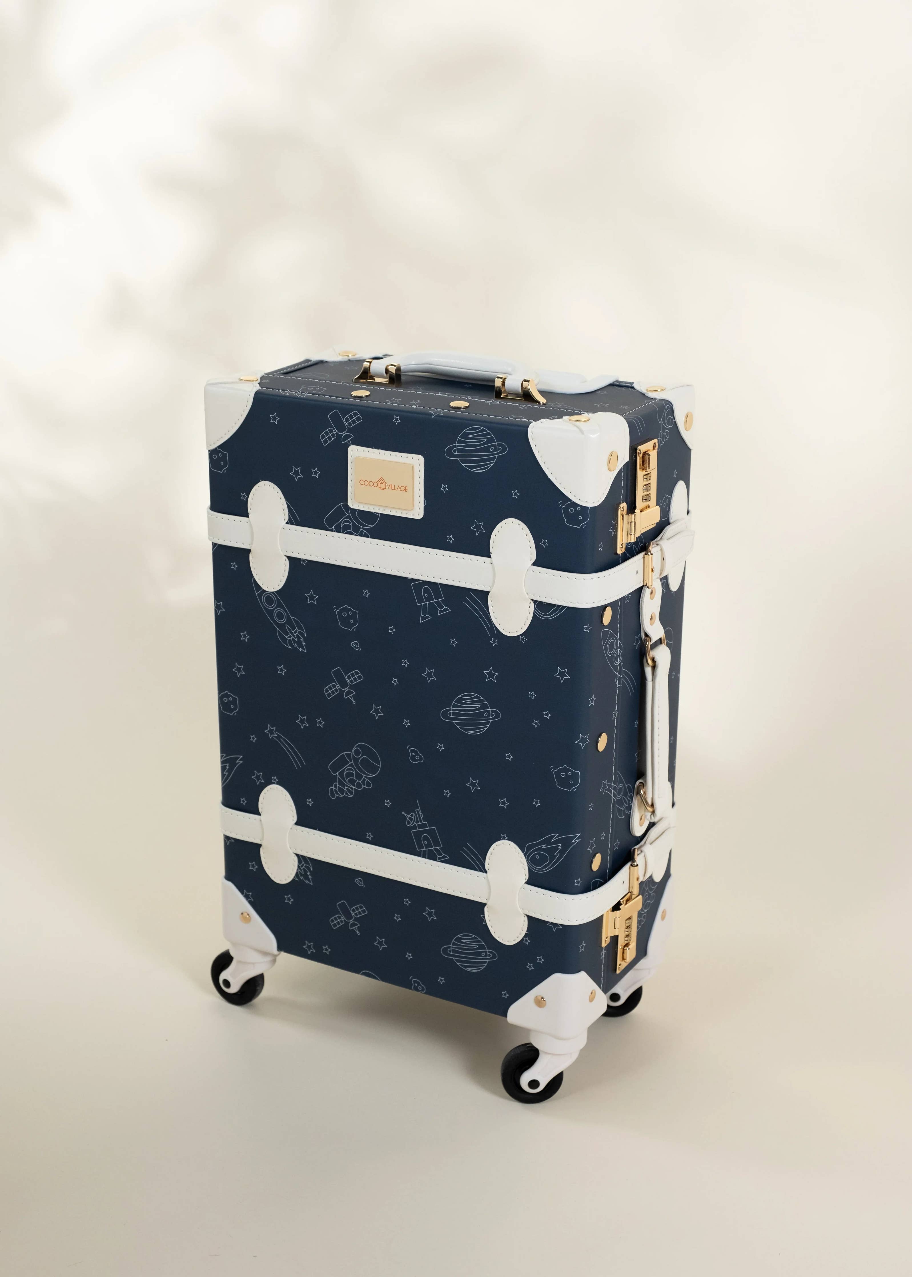 Coco Village - Vegan Leather Carry-On Suitcase - Space