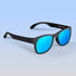 Roshambo Eyewear - Black Sunglasses for Baby, Kids, Teens & Adults: Toddler (Ages 2-4) / Chrome Polarized Lens