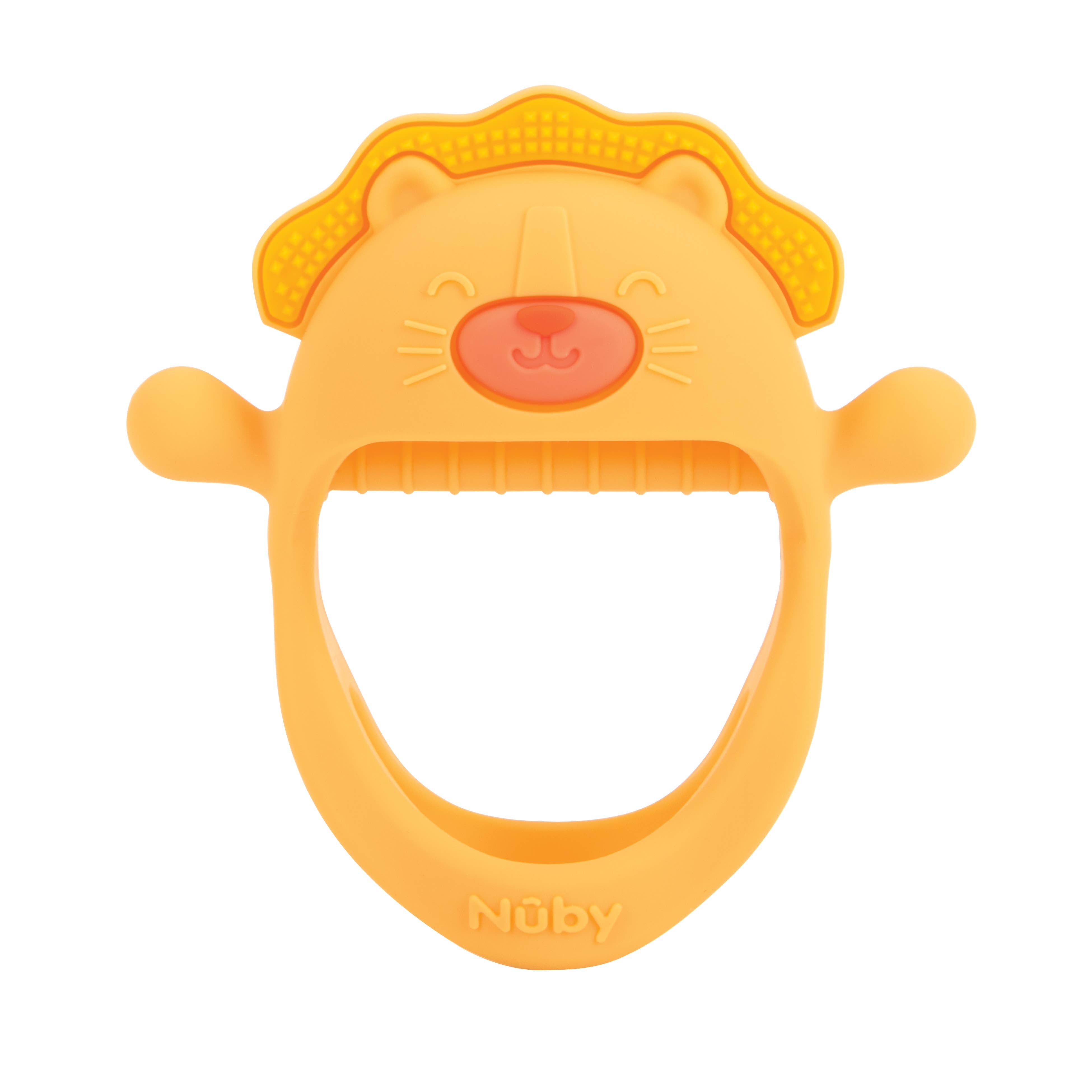 Silicone Teething Mittens: Lion