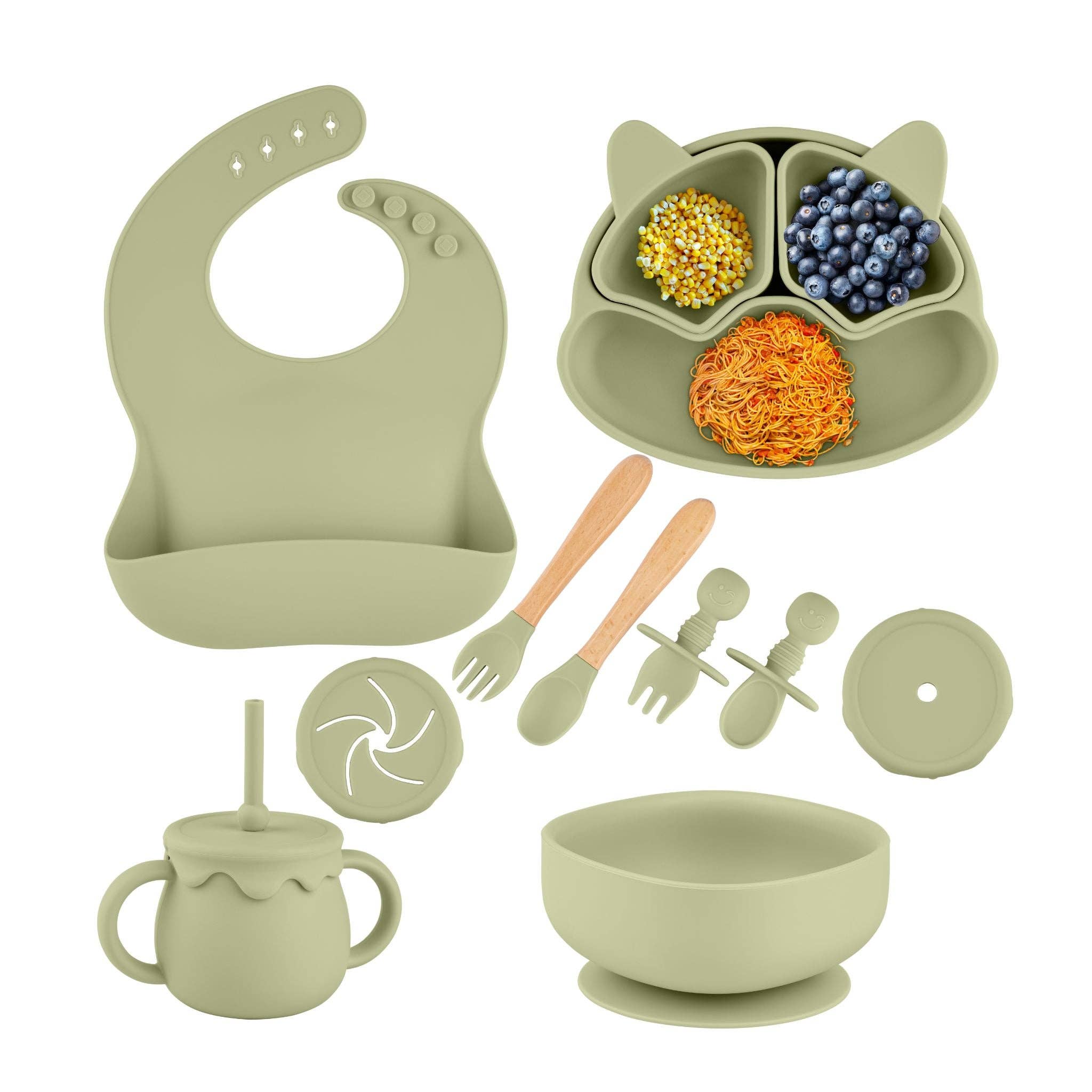 Zoe Sage - Silicone Baby Feeding Set 11pc Bundle | Kokoda
