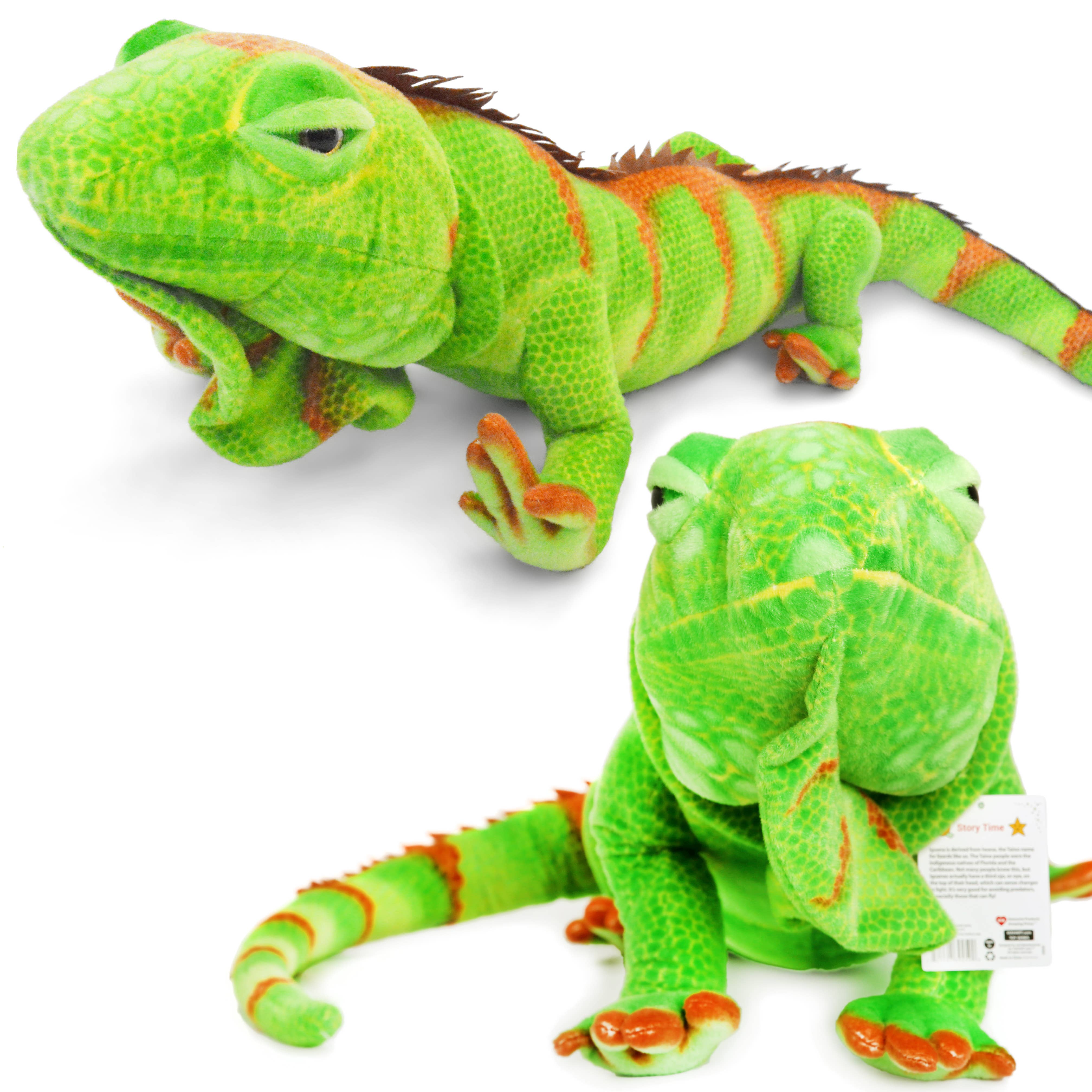VIAHART Toy Co. - Ignacio The Iguana | 75 Inch Stuffed Animal Plush