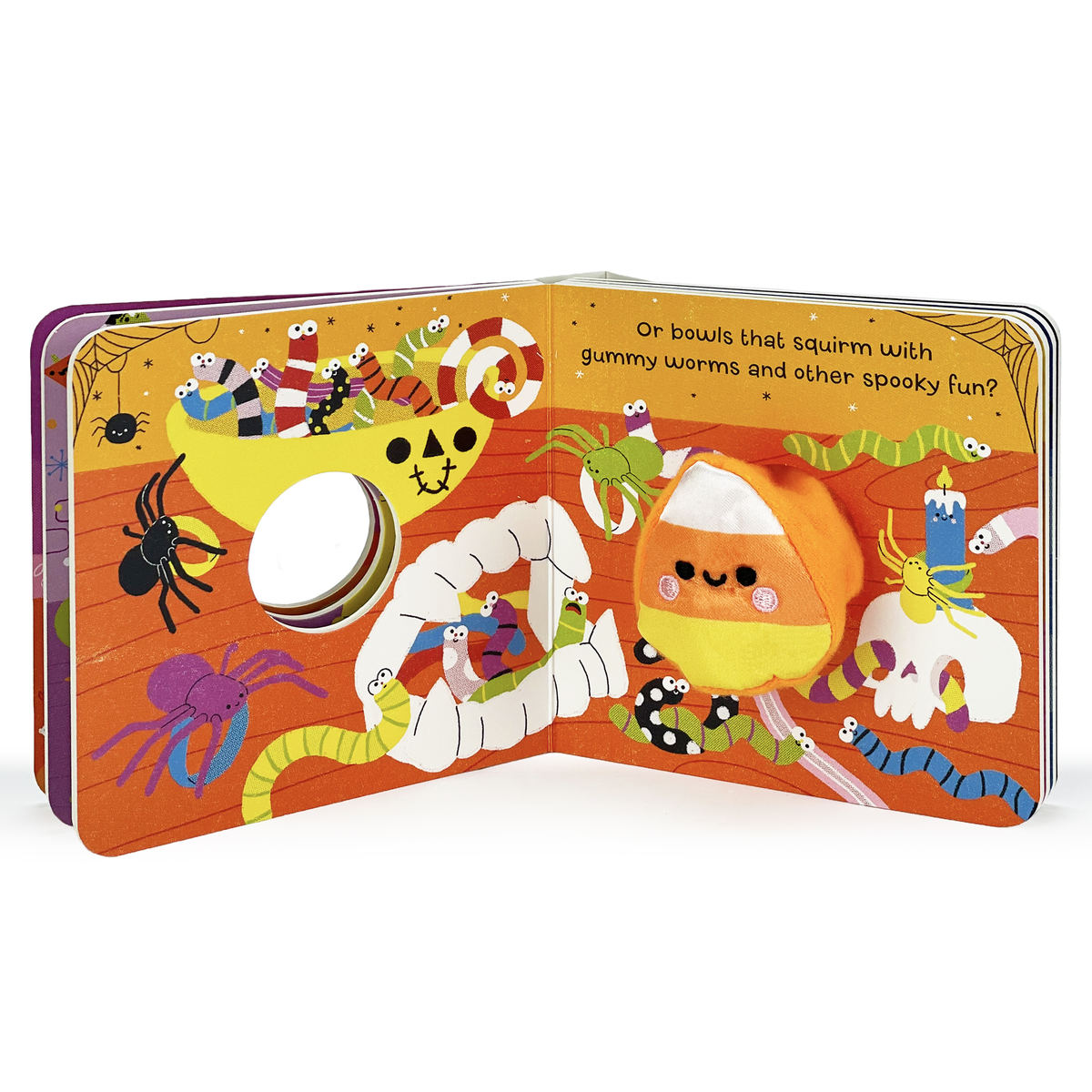 Candy Corn Halloween Finger Puppet Board Book