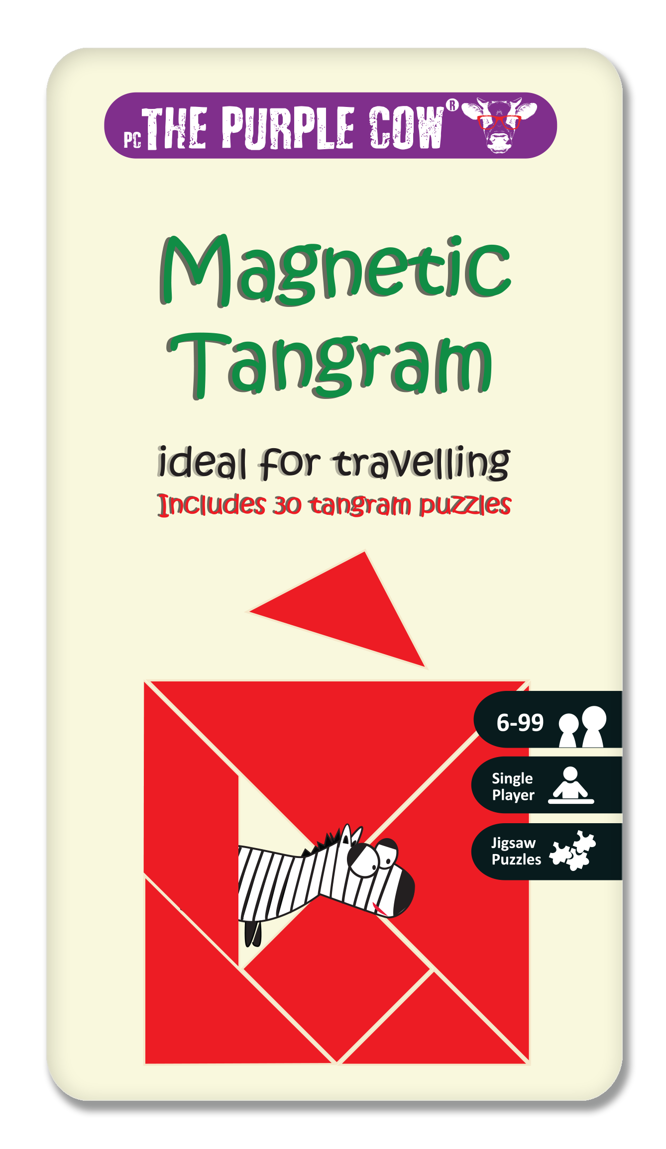 The Purple Cow America Inc. - Travel Game - Tangram