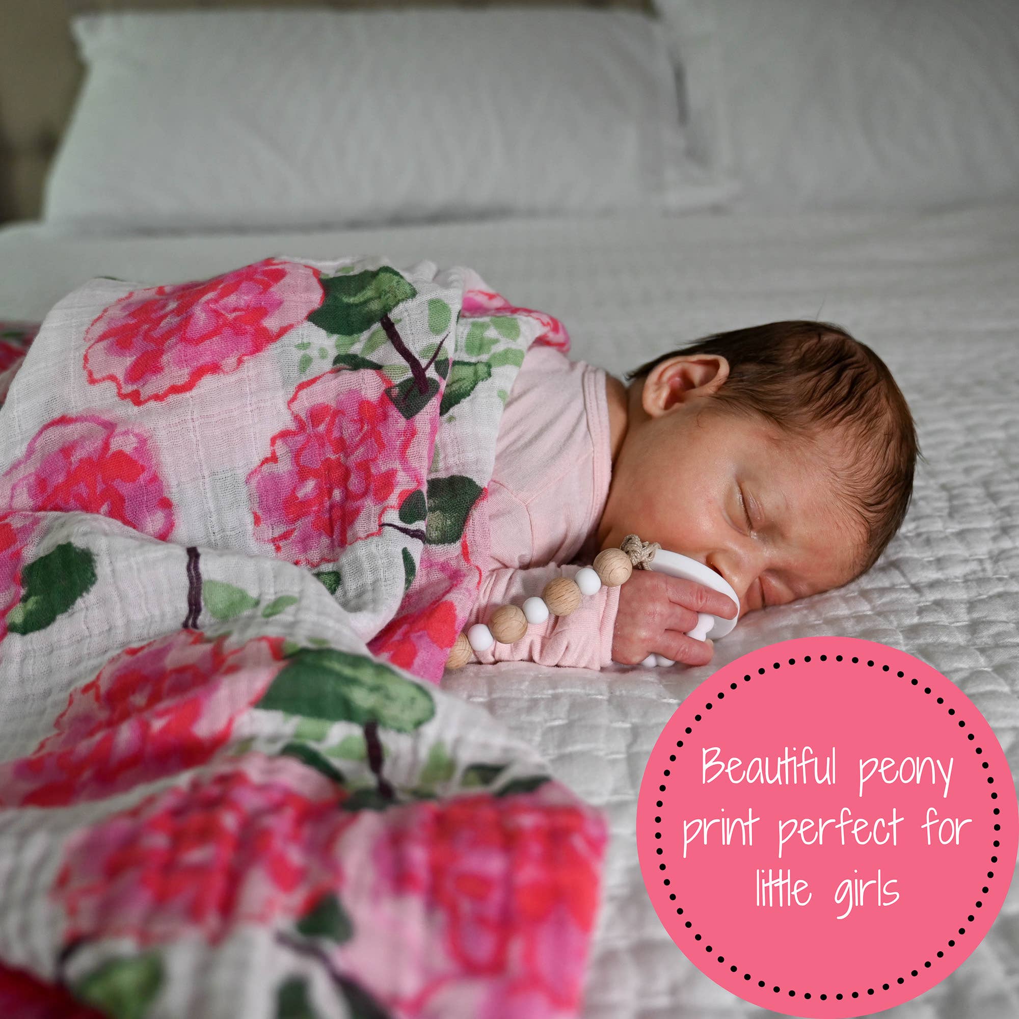 LollyBanks - Live Life in Full Bloom Baby Swaddle Blanket