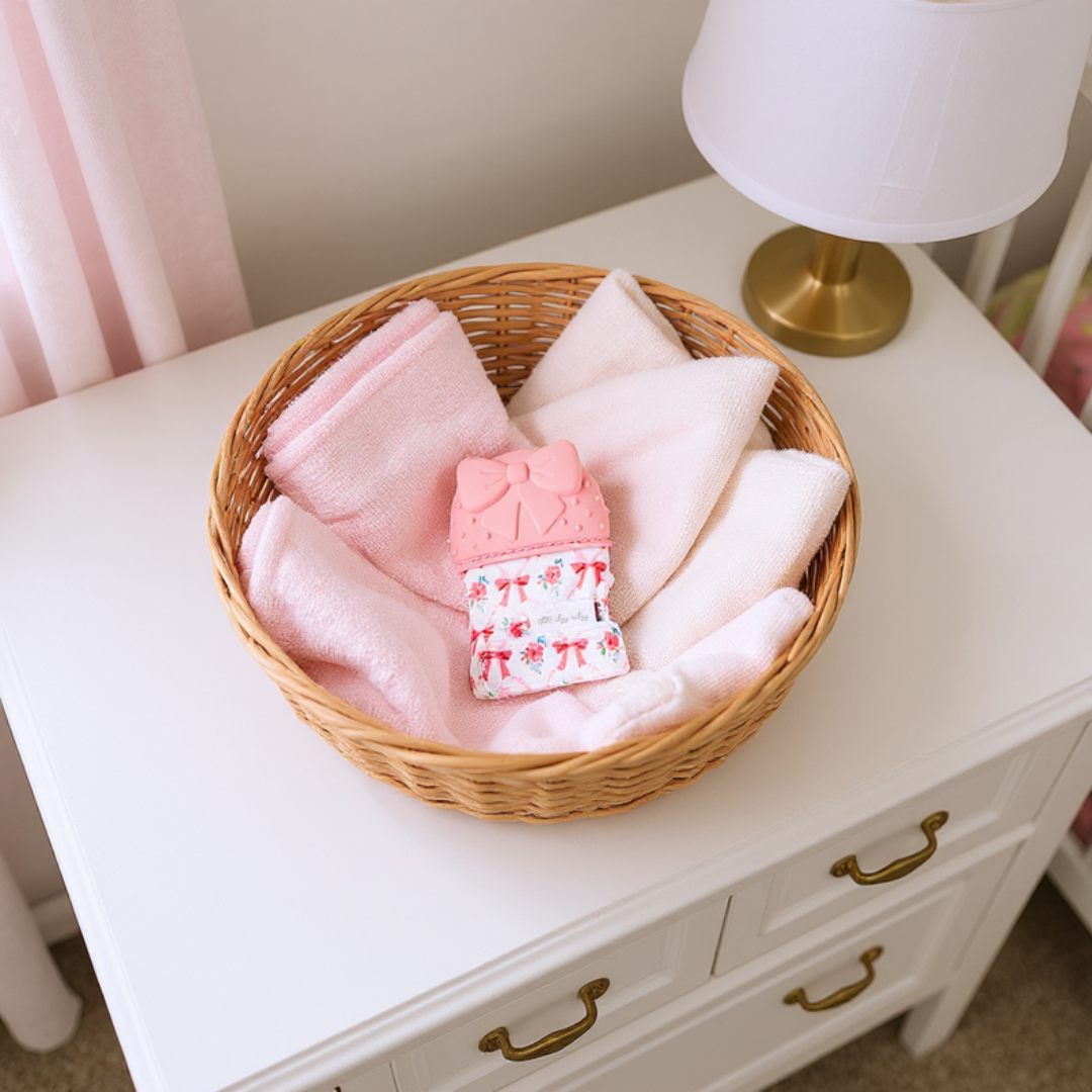Itzy Mitt™ Silicone Teething Mitts: Cactus