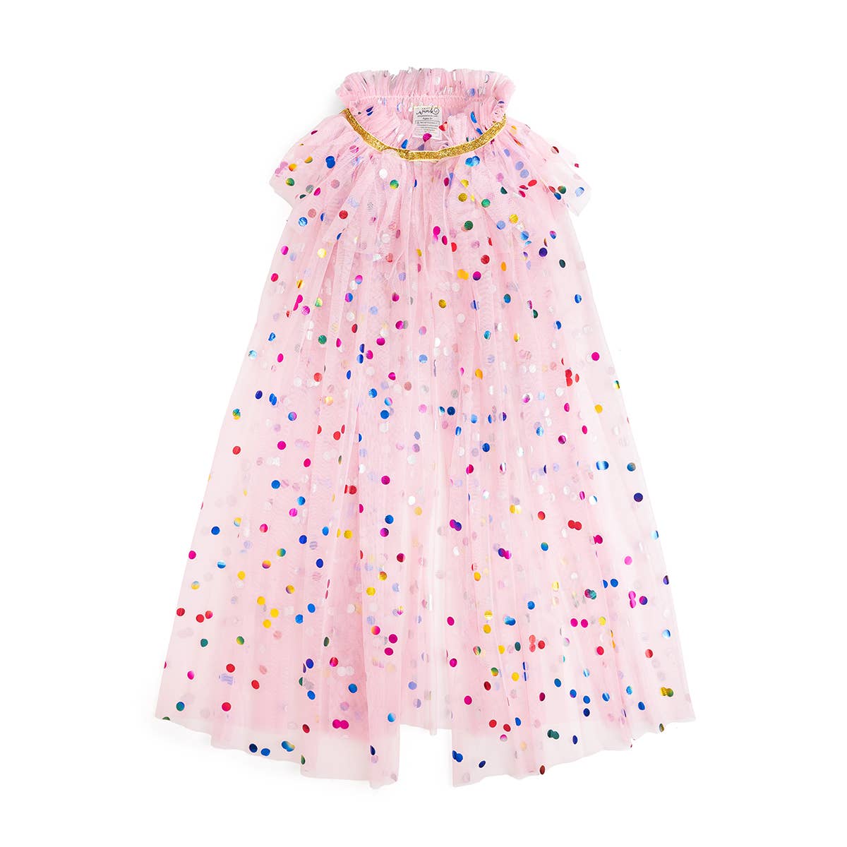 Sweet Wink - Pink Confetti Cape - Kids Dress Up Cape