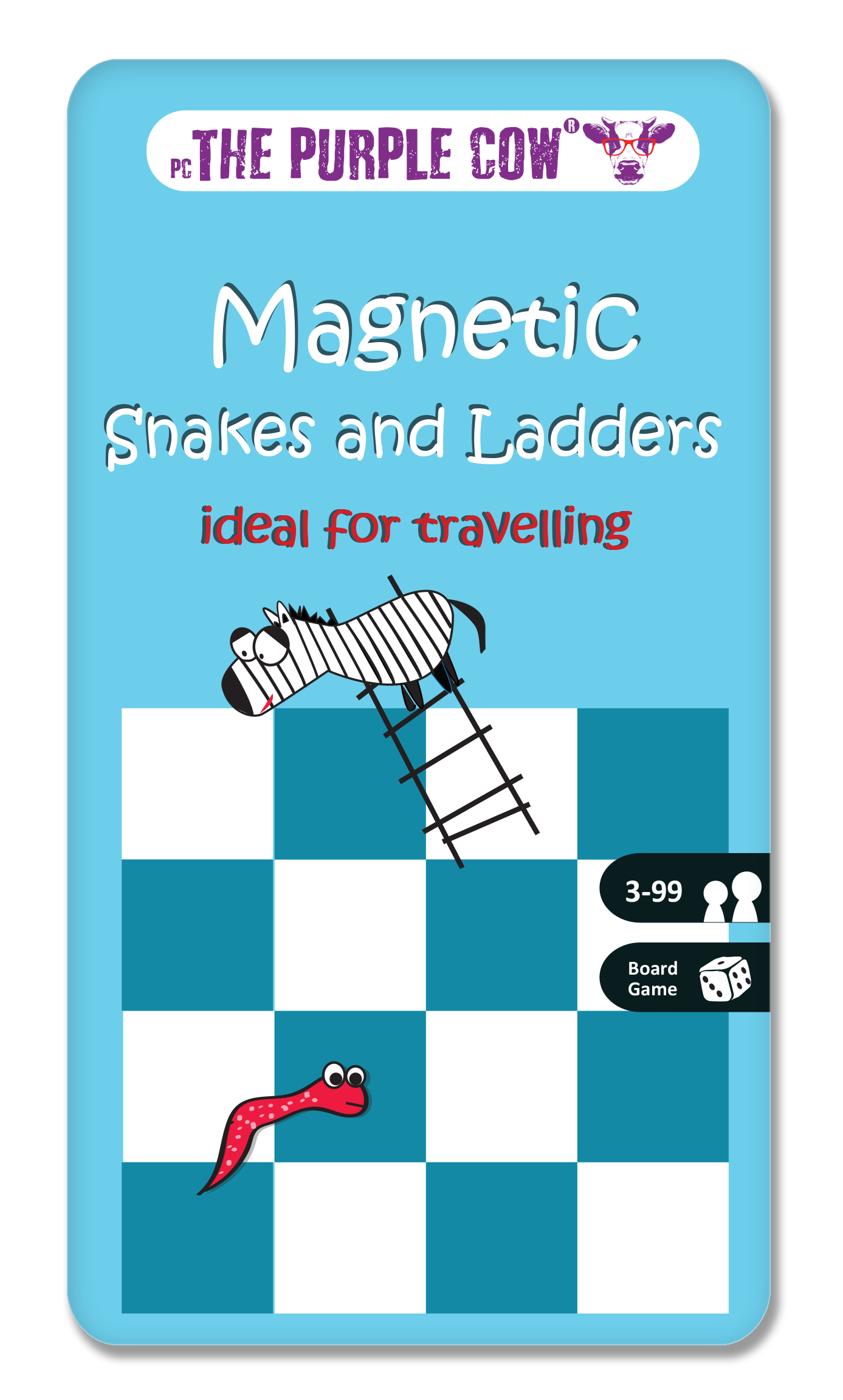 The Purple Cow America Inc. - Travel Game - Snakes & Ladders